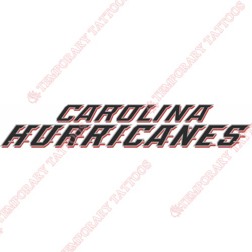 Carolina Hurricanes Customize Temporary Tattoos Stickers NO.105